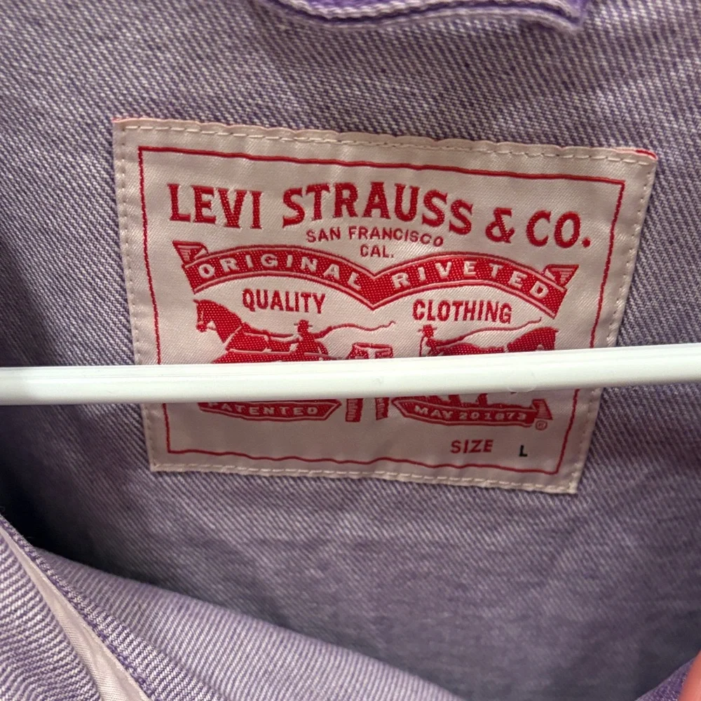 Levi's Purple Hooded Jacket - Picture 3 of 3
